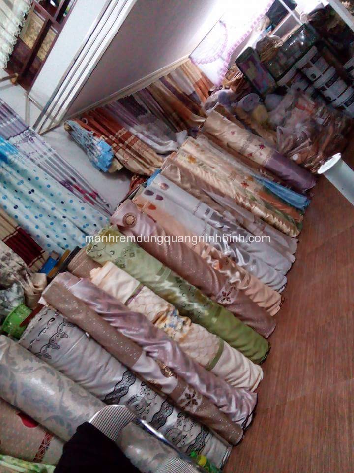 *vải mới nhập về kho hàng mành rèm dung quang ninh bình.