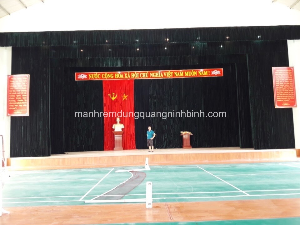 CÔNG TRINH TRƯỜNG CẤP III HOA LƯ A- THỊ TRẤN THIÊN TÔN -HOA LƯ- NINH BINH, RÈM MÀNH DUNG QUANG NINH BÌNH.