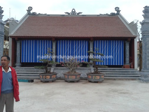 * CÔNG TRINH BẠT CUỐN LÒ XO TRE NẮNG GIA TÂN GIA VIỄN NINH BÌNH.